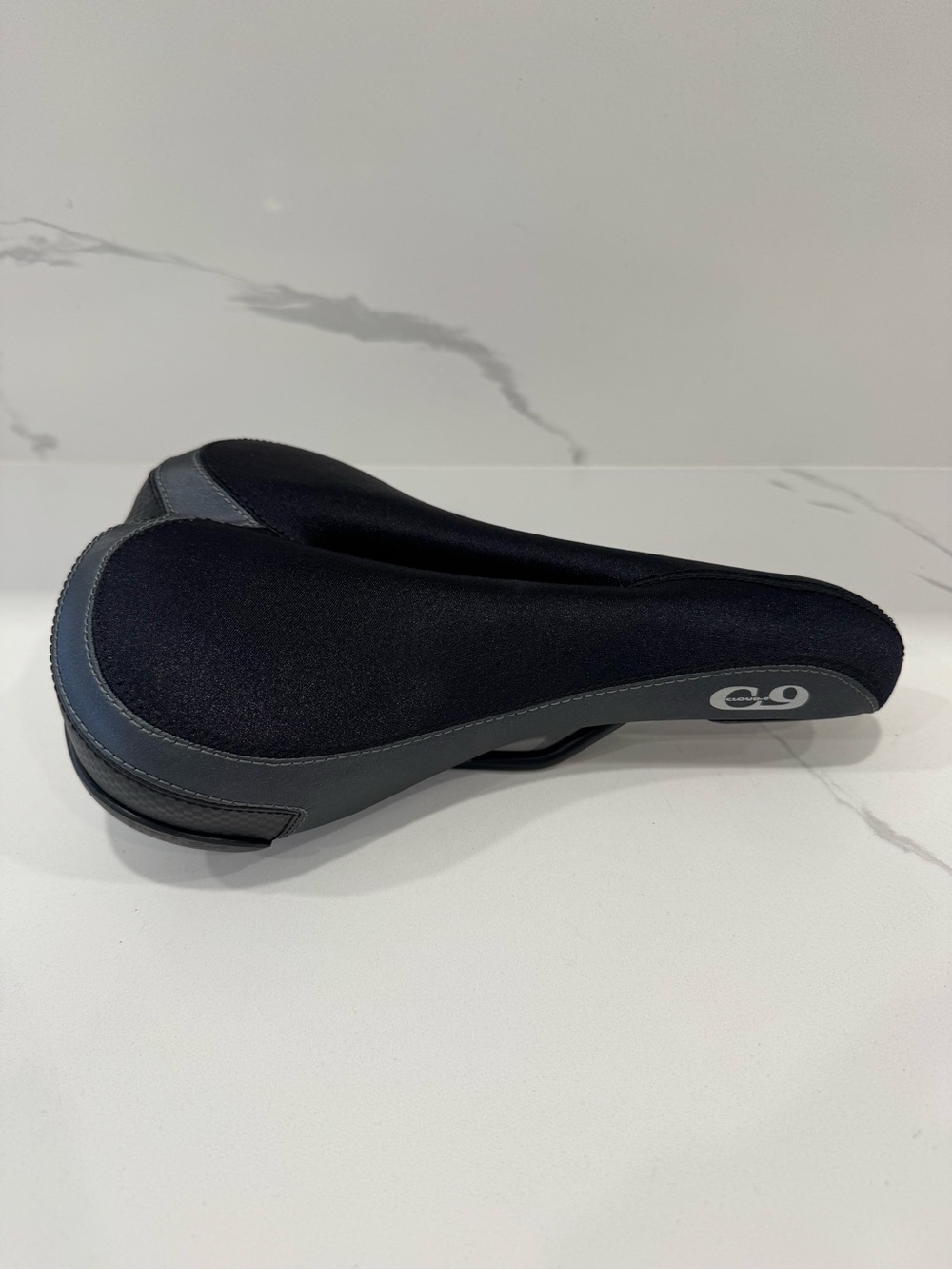 Cloud 9 Comfort Plus Bike Saddle by C9 in Black and Gray